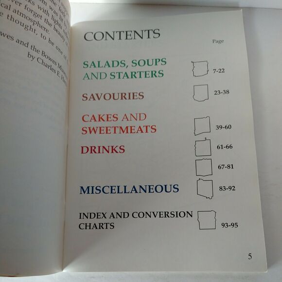 Food on Table Recipes from Friends of Bowes Museum ENGLAND UK Cookbook Booklet‎ - Picture 4 of 11